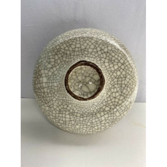 Antique Qing Dynasty Crackle Glaze Hand Painted Pottery‎ Bowl Great Condition! - Picture 10 of 12